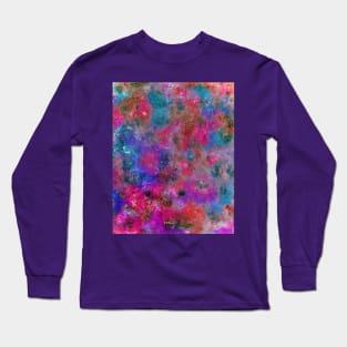 Abstract Expressionism Art, Mixed Media Artwork (Print) Long Sleeve T-Shirt